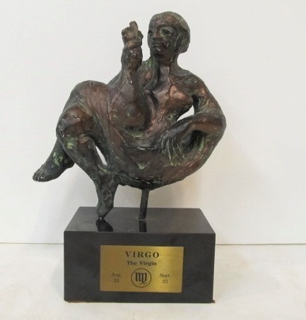 lot 212 image: Vintage 1960s VIRGO Figural Sculpture - The Virgin