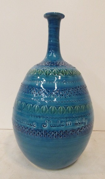 lot 213 image: Vintage Mid Century Italian Bitossi Style Vase