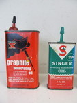 lot 219 image: Group of Vintage Advertising Oil Cans