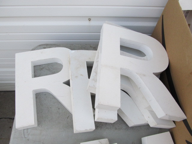 lot 285 image: Large Lot of 12 Sign Letters