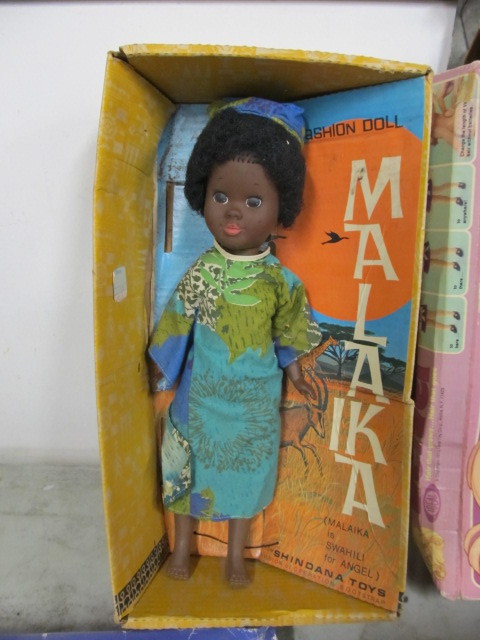 lot 296 image: Lot of Vintage Boxed Dolls & Toys