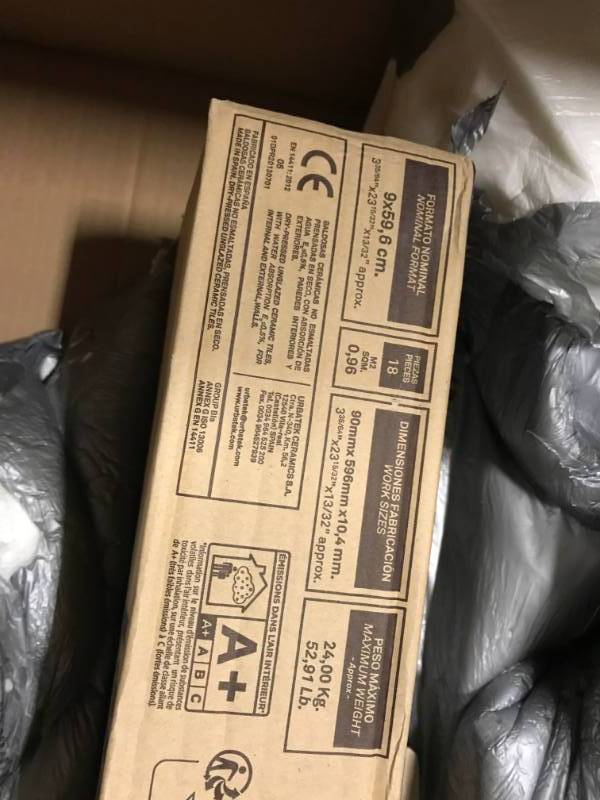 lot 29 image: 4 x 24 Grey Tile Approx 140sqft