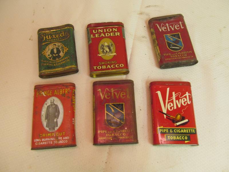 lot 36 image: Vintage Tobacco tins