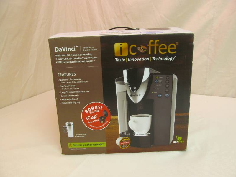 lot 53 image: Divinci Single Serve Brewing System-By Remington -used-