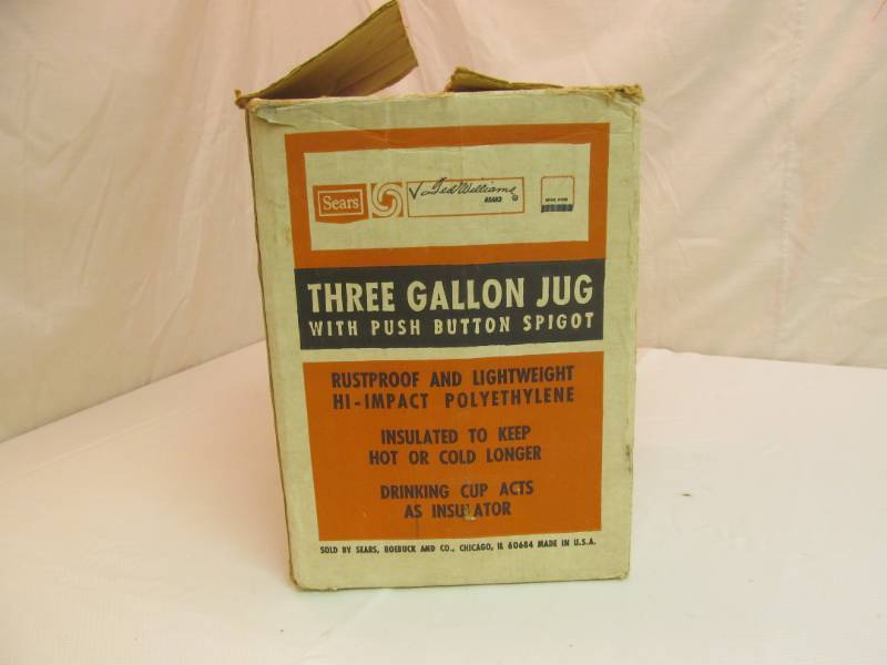 lot 78 image: 3 Gallon Jug