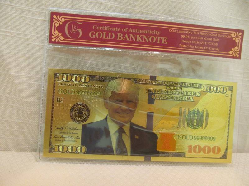 lot 110 image: Federal Trump Note