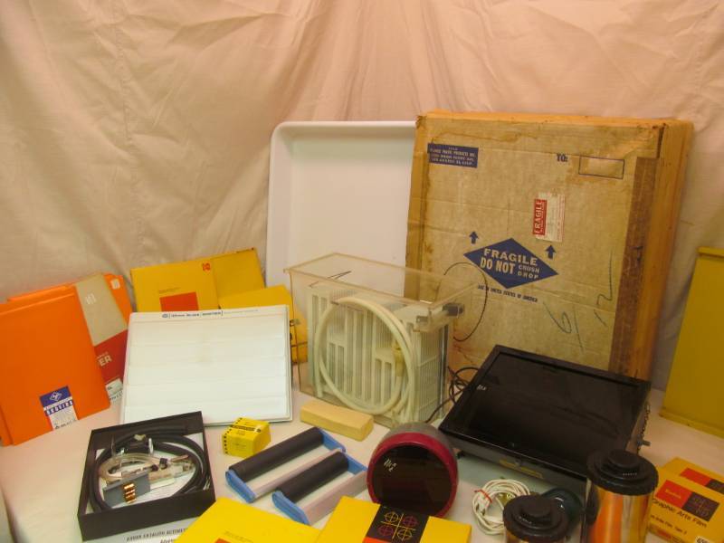 lot 131 image: Vintage Kodak Film Developing Eqiupment  Supplies