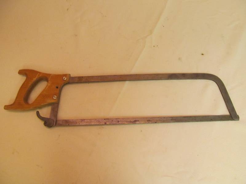 lot 156 image: Vintage Meat Saw