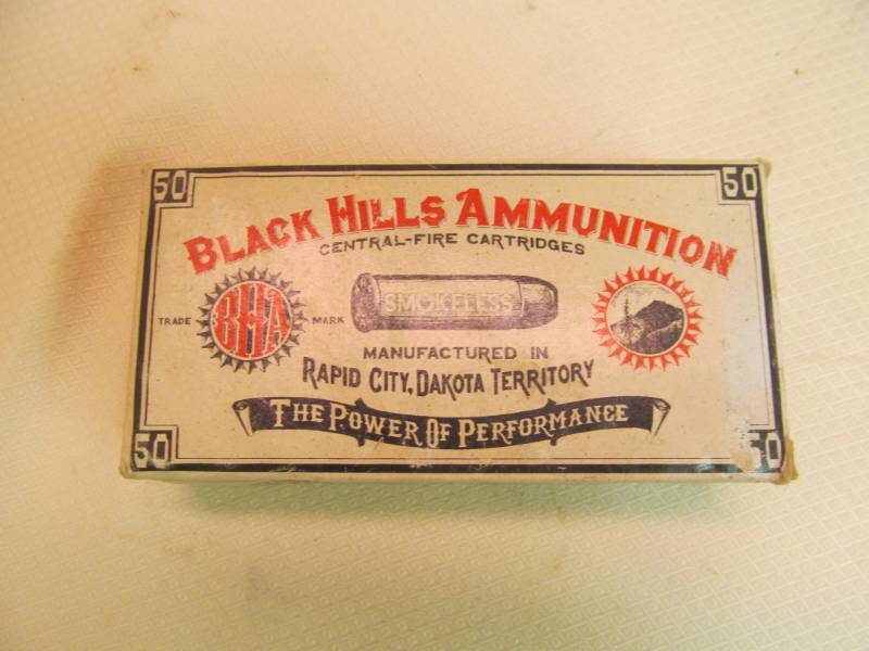 lot 182 image: Black Hills Ammunition box of 50