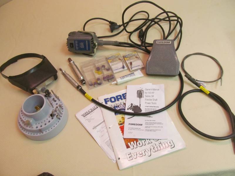 lot 235 image: Foredom SR Series Rotary Tool w accessories