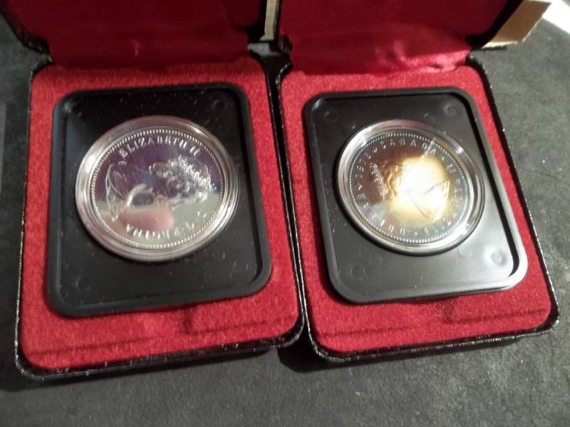 1976, 1978 Canadian Proof Silver Dollar