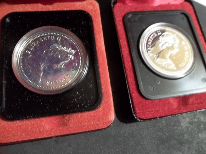 1974, 1975 Canadian Silver Dollars