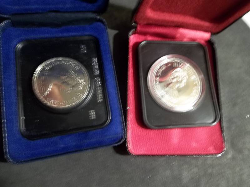 1971, 1977 Canadian Silver Dollars