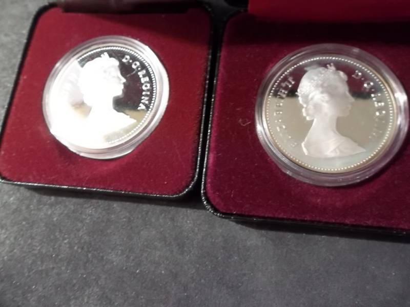 1988, 1989 Canadian Silver Dollars