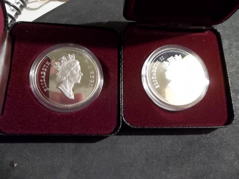 1990, 1991 Canadian Silver Dollars