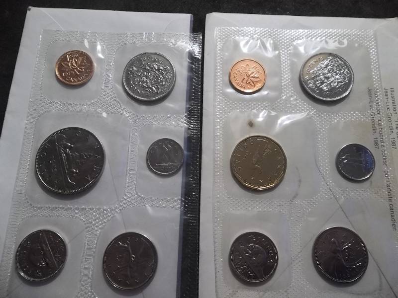 1975, 1991 Canadian Uncirculated Mint Sets