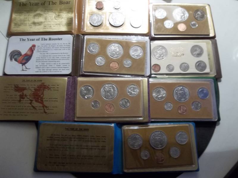 7-Mint Sets From Singapore 1975-1981