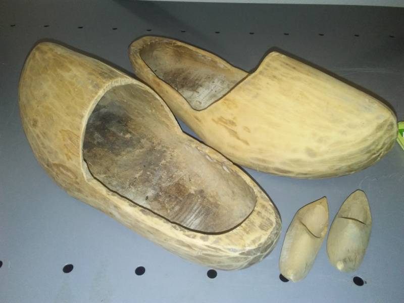 vintage wooden shoes