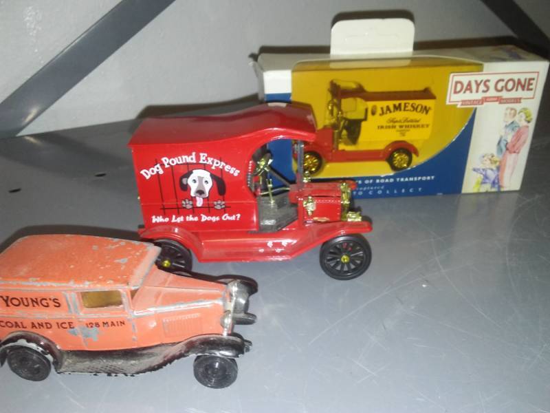 lot 281 image: 3 delivery trucks, Jameson, Youngs, dog pound.