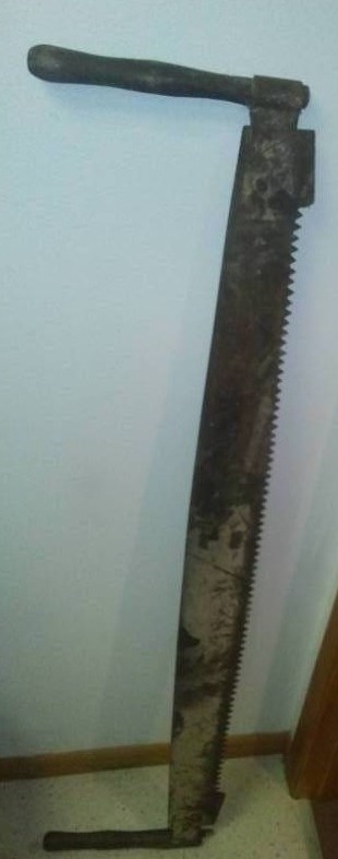 lot 392 image: 52 in two-man saw, lumberjack.