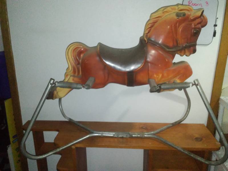 lot 449 image: Childrens Rocking Horse
