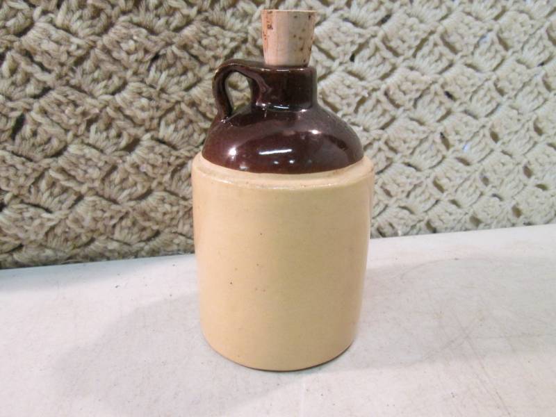 lot 39 image: Vintage 8 ounce Whiskey Jug  EC1...