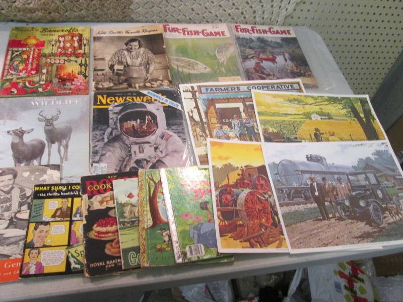 lot 45 image: Lot of Vintage Books Magazines and ...