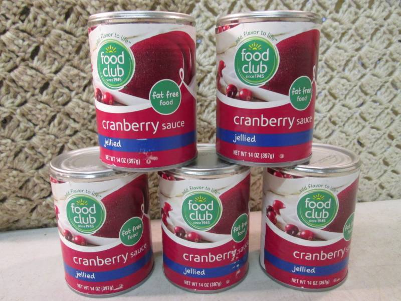 lot 53 image: 5 Cans of Jellied Cranberry Sauce B...