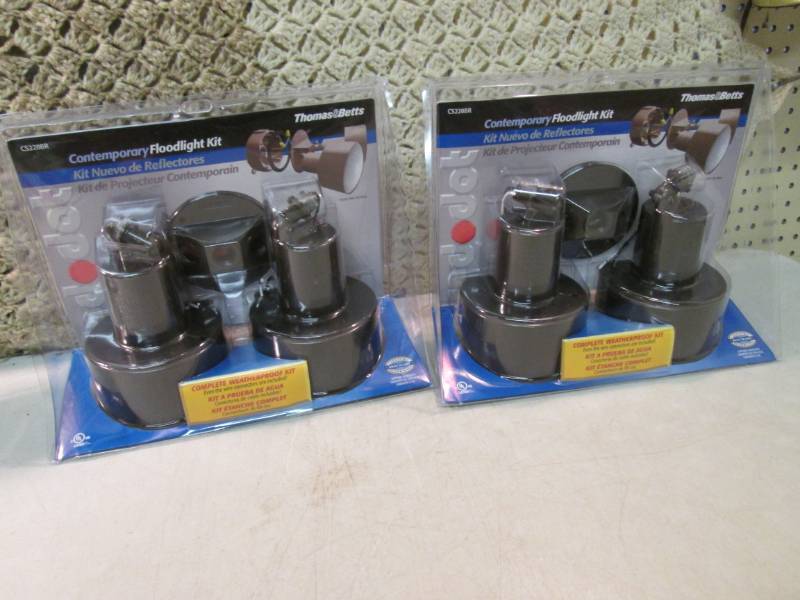 lot 75 image: Lot of 2 Thomas & Betts Contemporar...