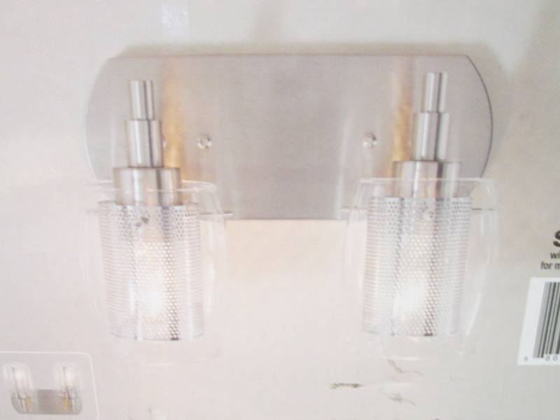 lot 79 image: Hampton Bay Lettie 2-Light Vanity F...