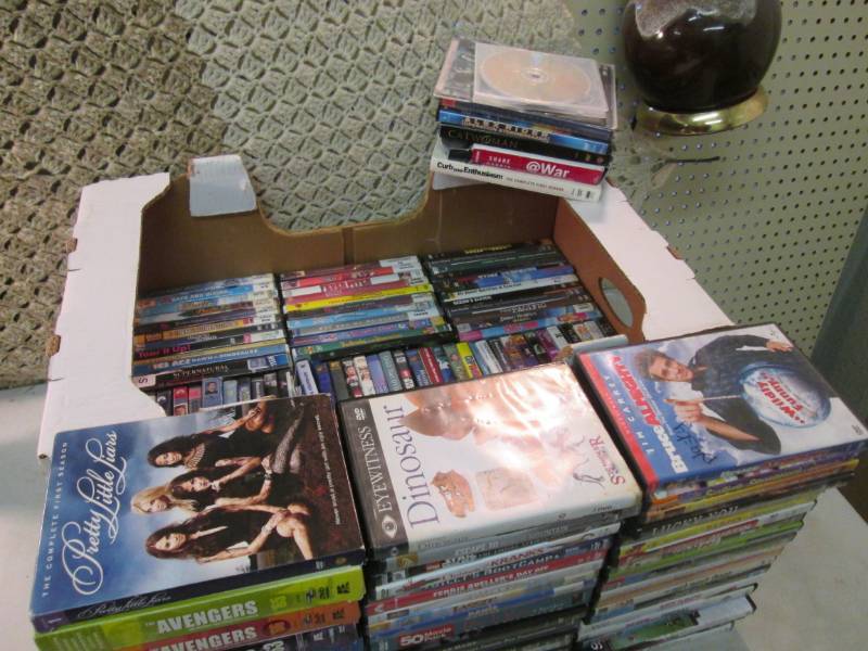 lot 90 image: Lot of 98 DVDS  CLR...