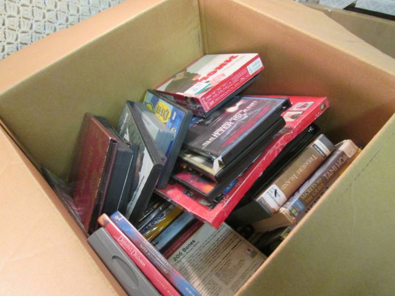 lot 93 image: Big Mixed Lot of DVDs Audio Books ...