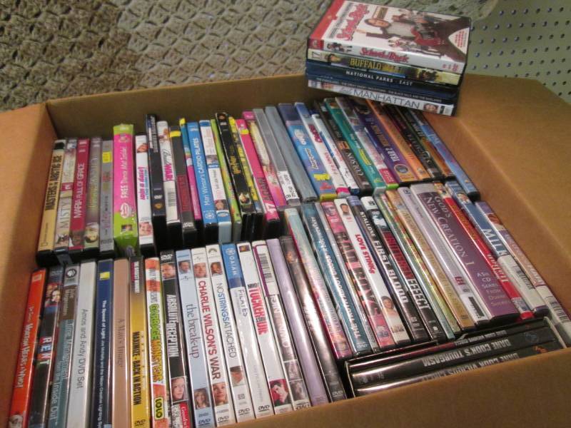 lot 96 image: Lot of 68 DVDs  CLR...
