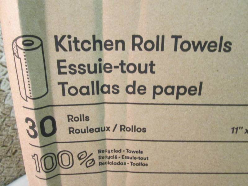 lot 104 image: Case of 30 Rolls of Paper Towels  E...