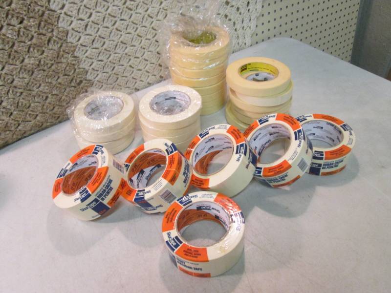 lot 112 image: Assorted Rolls of Masking Tape  F-0...