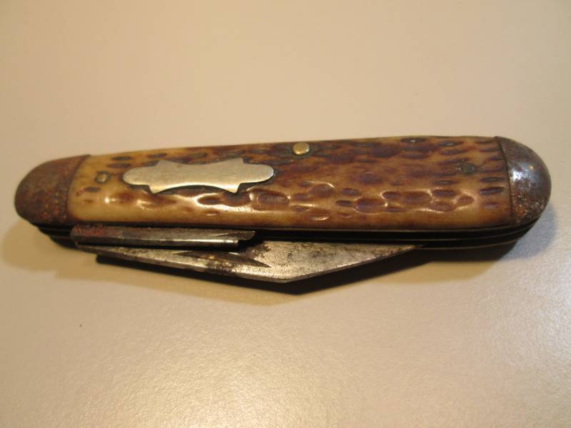 lot 143 image: Vintage 2-Blade Pocket Knife Onebla...