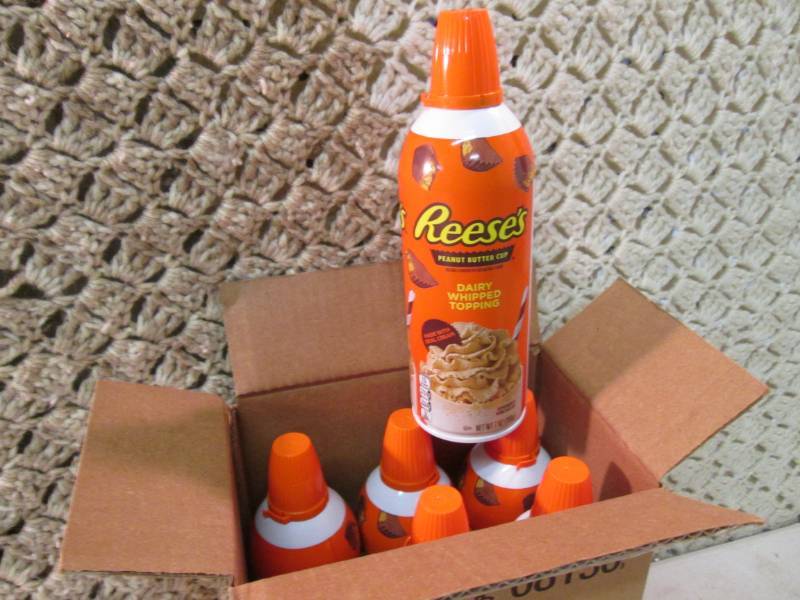 lot 171 image: Case of 6 Cans of Reeses Peanut But...