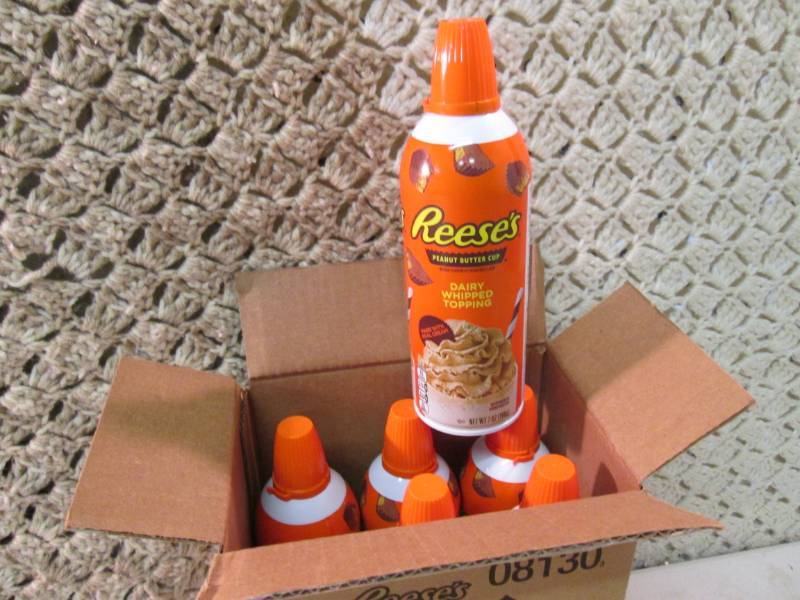 lot 172 image: Case of 6 Cans of Reeses Peanut But...