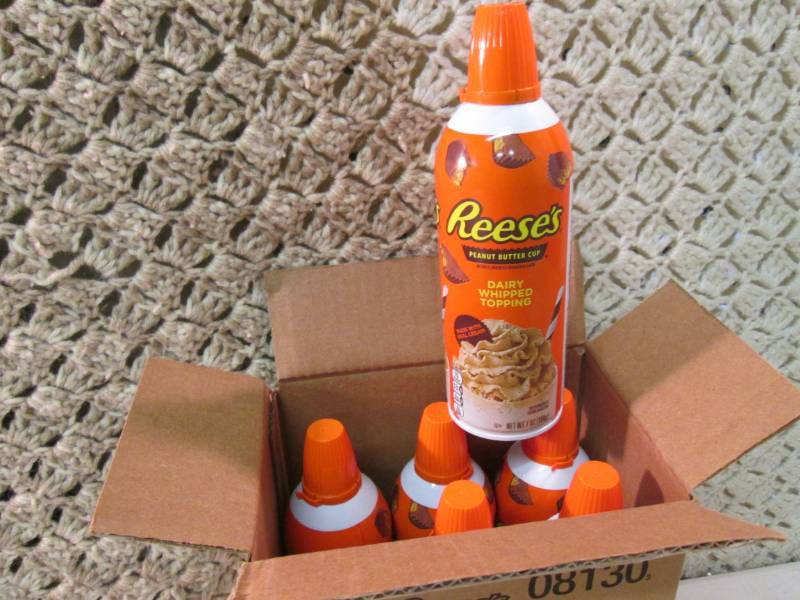 lot 178 image: Case of 6 Cans of Reeses Peanut But...
