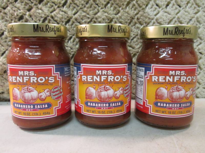 lot 211 image: 3 Jars of Mrs. Renfros Habanero Sa...