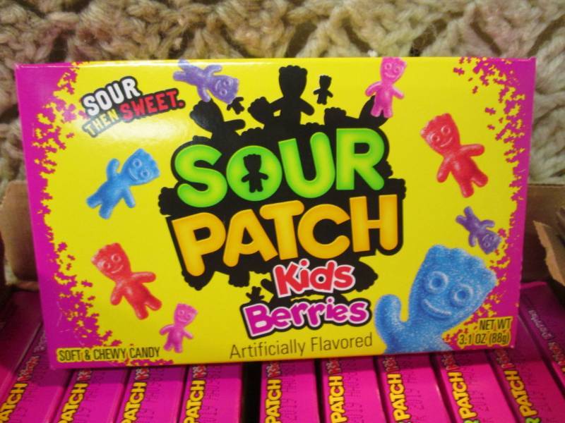 lot 213 image: Case of 12 Boxes of Sour Patch Kids...