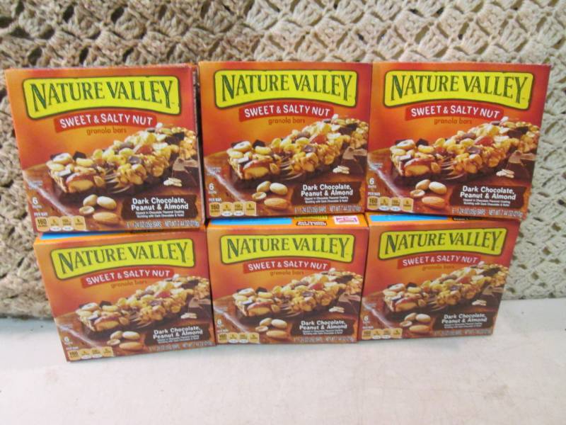 lot 215 image: 6 Boxes of Nature Valley Sweet $ Sa...