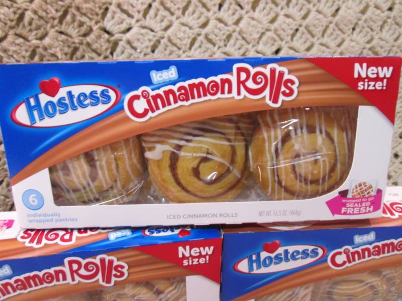 lot 220 image: 3 Boxes of Hostess Iced Cinnamon Ro...