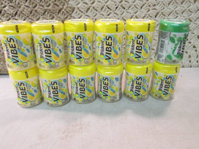 lot 228 image: 12 Containers of Trident Vibes Best...