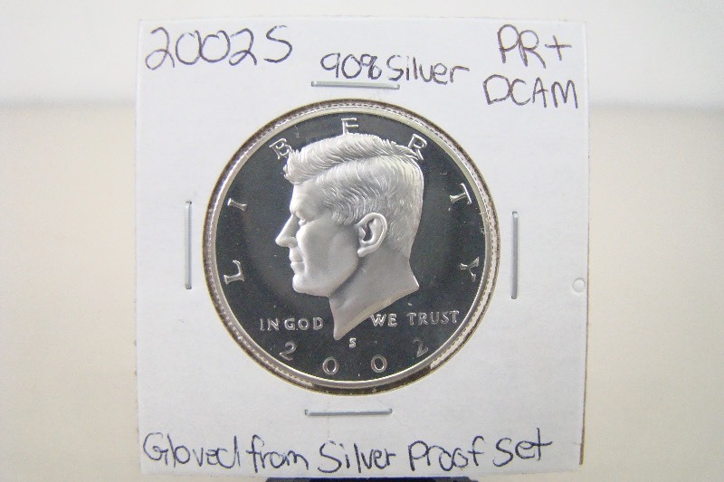 90% Silver 2002-S High Grade Kennedy&nbspHalf Dollar&nbspProof