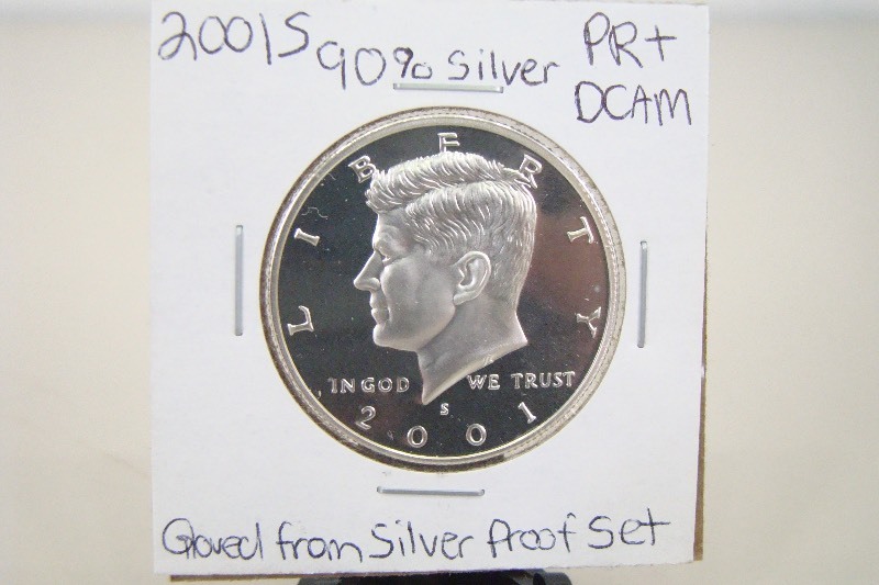 90% Silver 2001-S High Grade Kennedy&nbspHalf Dollar&nbspProof