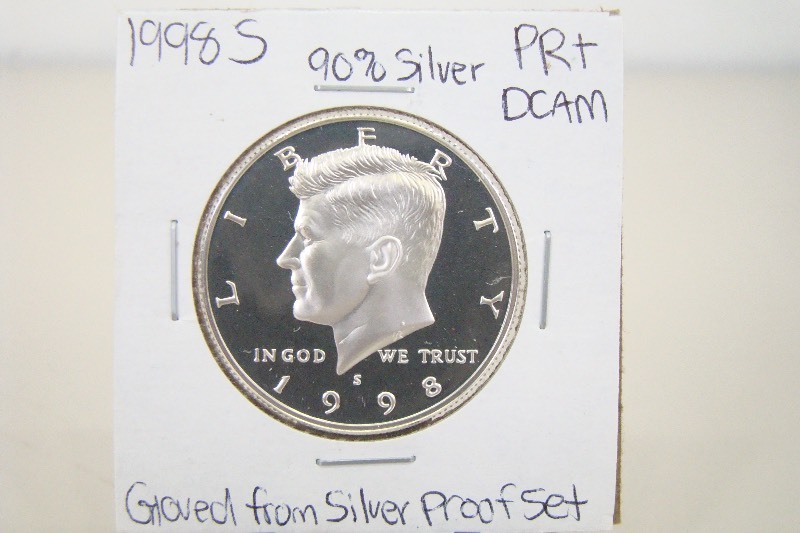 90% Silver 1998-S High Grade Kennedy&nbspHalf Dollar&nbspProof