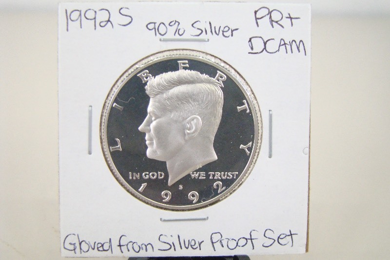 90% Silver 1992-S High Grade Kennedy&nbspHalf Dollar&nbspProof