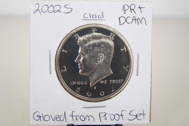 Clad 2002-S High Grade Kennedy&nbspHalf Dollar&nbspProof