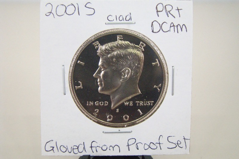 Clad 2001-S High Grade Kennedy&nbspHalf Dollar&nbspProof